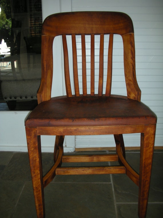 Items Similar To Antique 1930s B.L. Marble Chair Company Office Side ...