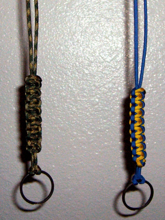 Items similar to Paracord Lanyard cobra weave on Etsy