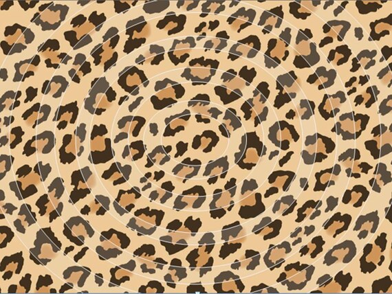 Items similar to Edible Leopard Print Sheet (Large Scale Print - - 3 ...