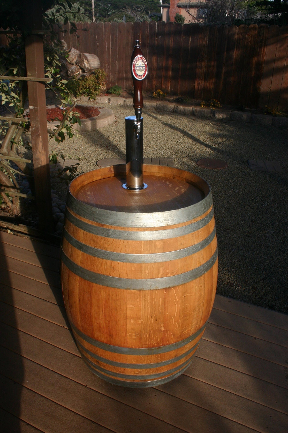 Reserved for Desiree Wine Barrel Kegerator