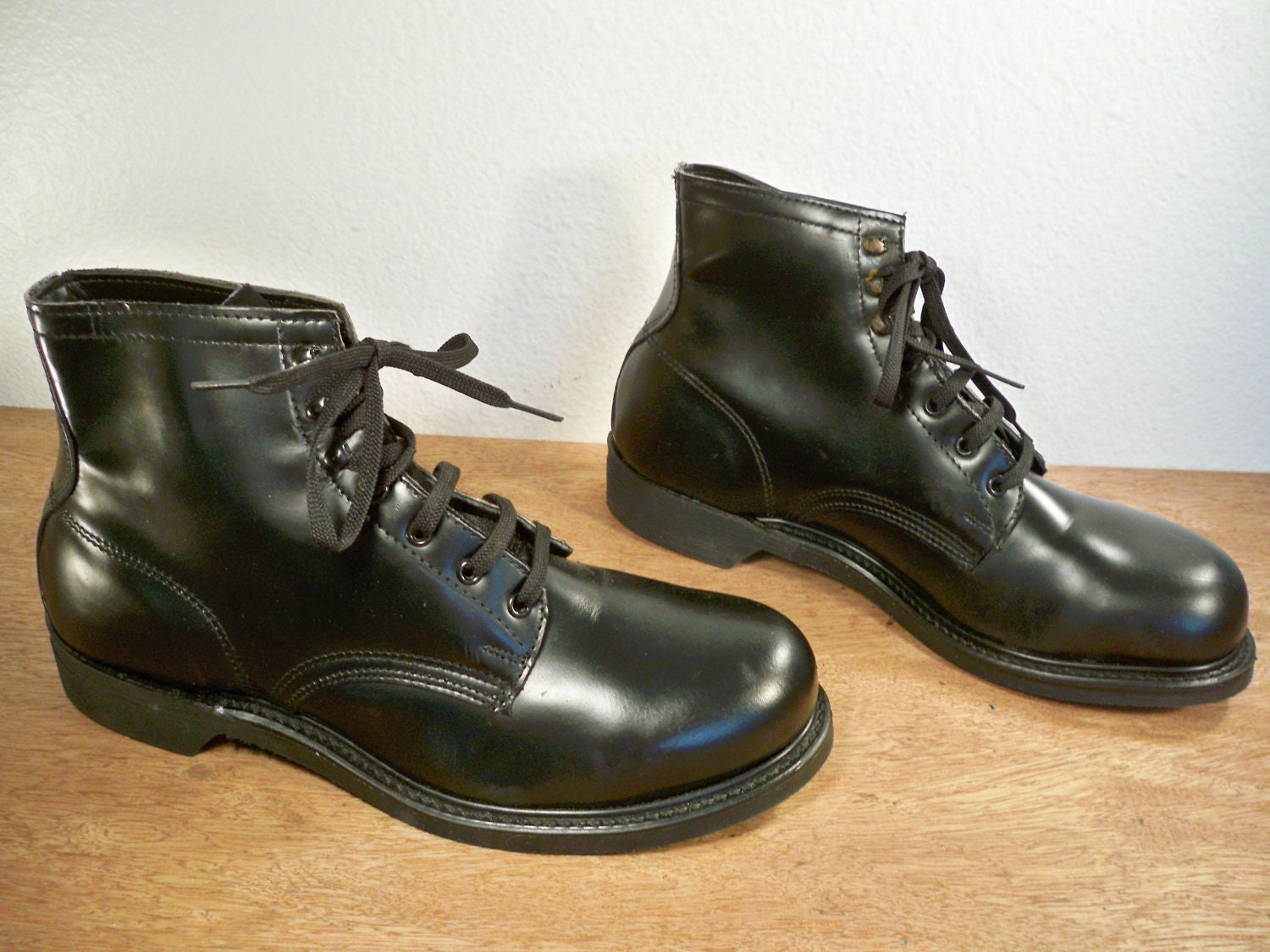 Vintage KNAPP Shoes Made in America Black Leather by Joeymest