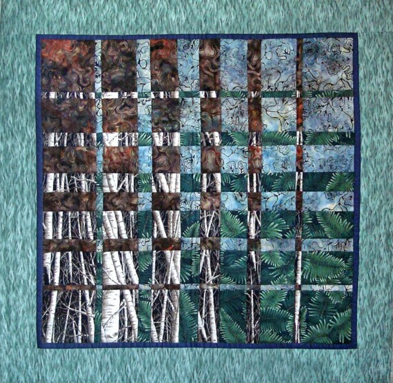 Art quilt // wall hanging // fabric art