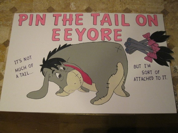 pin the tail bachelorette game