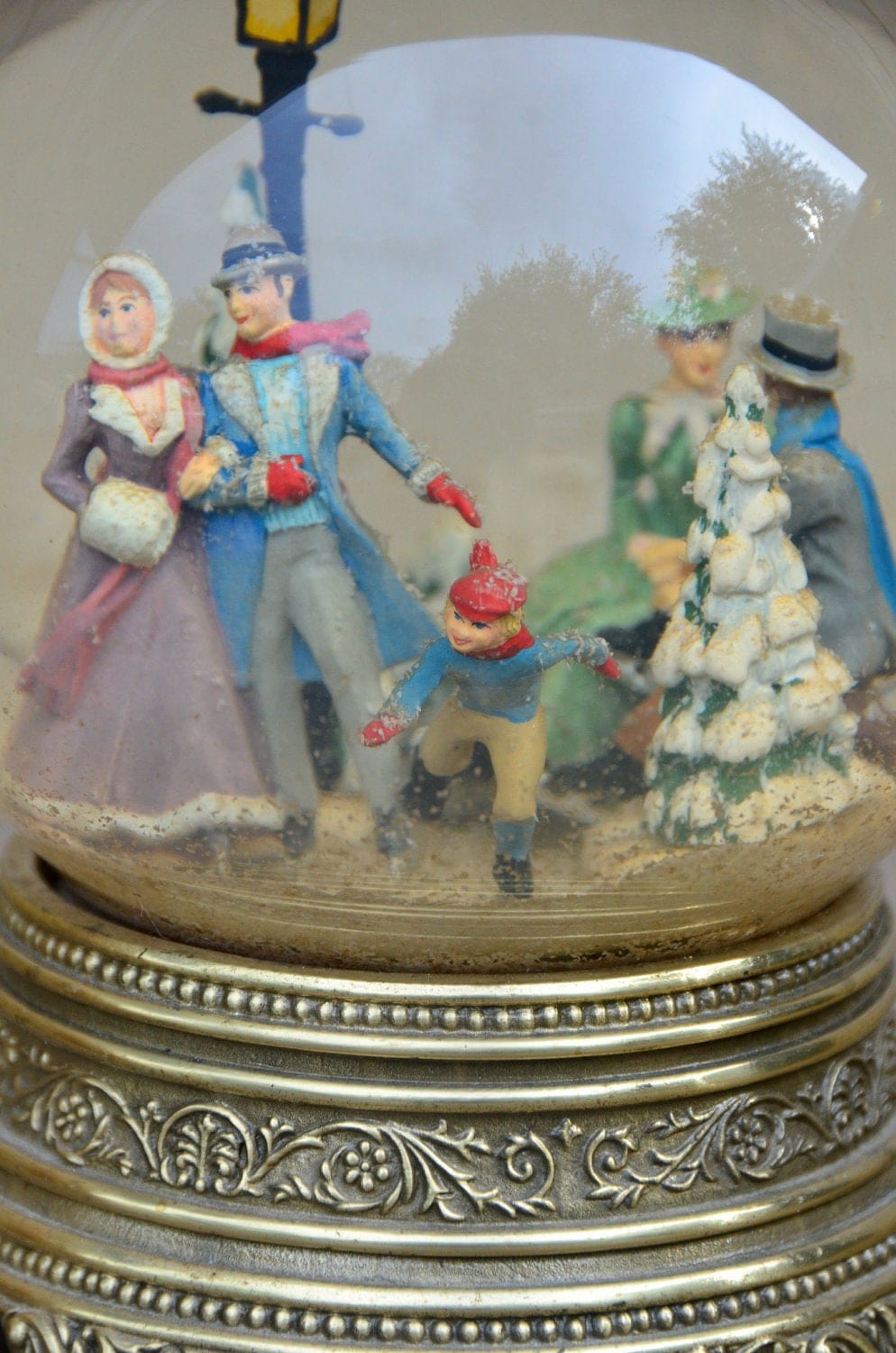 Vintage Christmas Snow Globes 