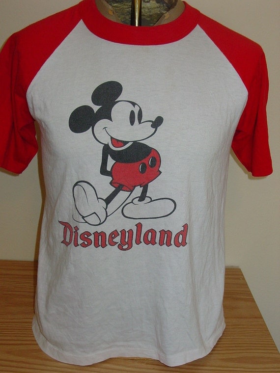 vintage 1980s Mickey Mouse Disneyland t shirt by vintagerhino247