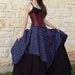 Sapphire Pixie Skirt Renaissance Halloween Costume - Last one!