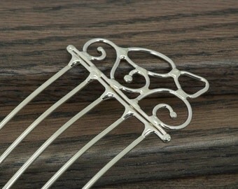 Metal hair fork, stick, comb, hair accessory