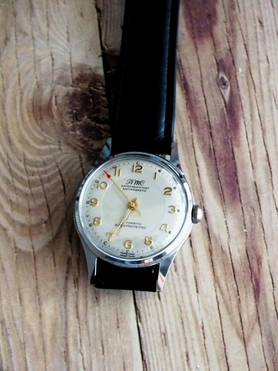 Look Up Number >> Vintage Swiss Made AMC Wrist Watch by avintageobsession on Look Up Number >> Vintage Swiss Made AMC Wrist Watch by avintageobsession on