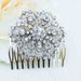 Rhinestone Hair Comb Wedding Bridal Romantic Snowflake Rhinestone