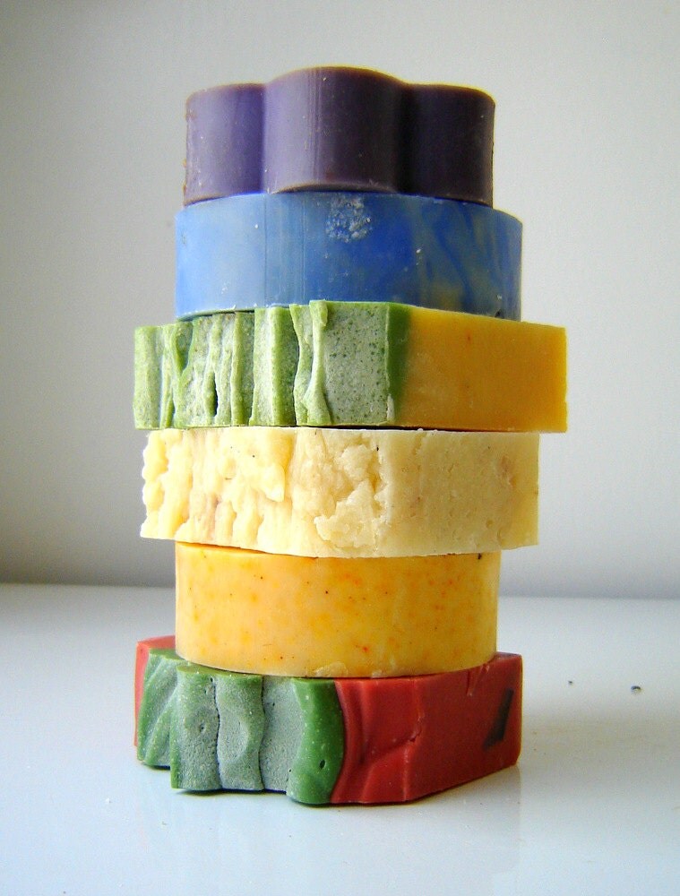 Bulk Handmade Cold Process Soap / 9 Bar Soap Set / Wholesale