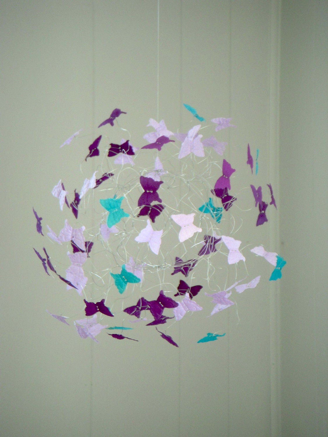 Baby Girl Mobiles Nursery Crib Mobiles Butterfly by ButterflyOrbs