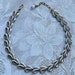 CROWN TRIFARI White Enamel Choker Necklace (N-3-1)