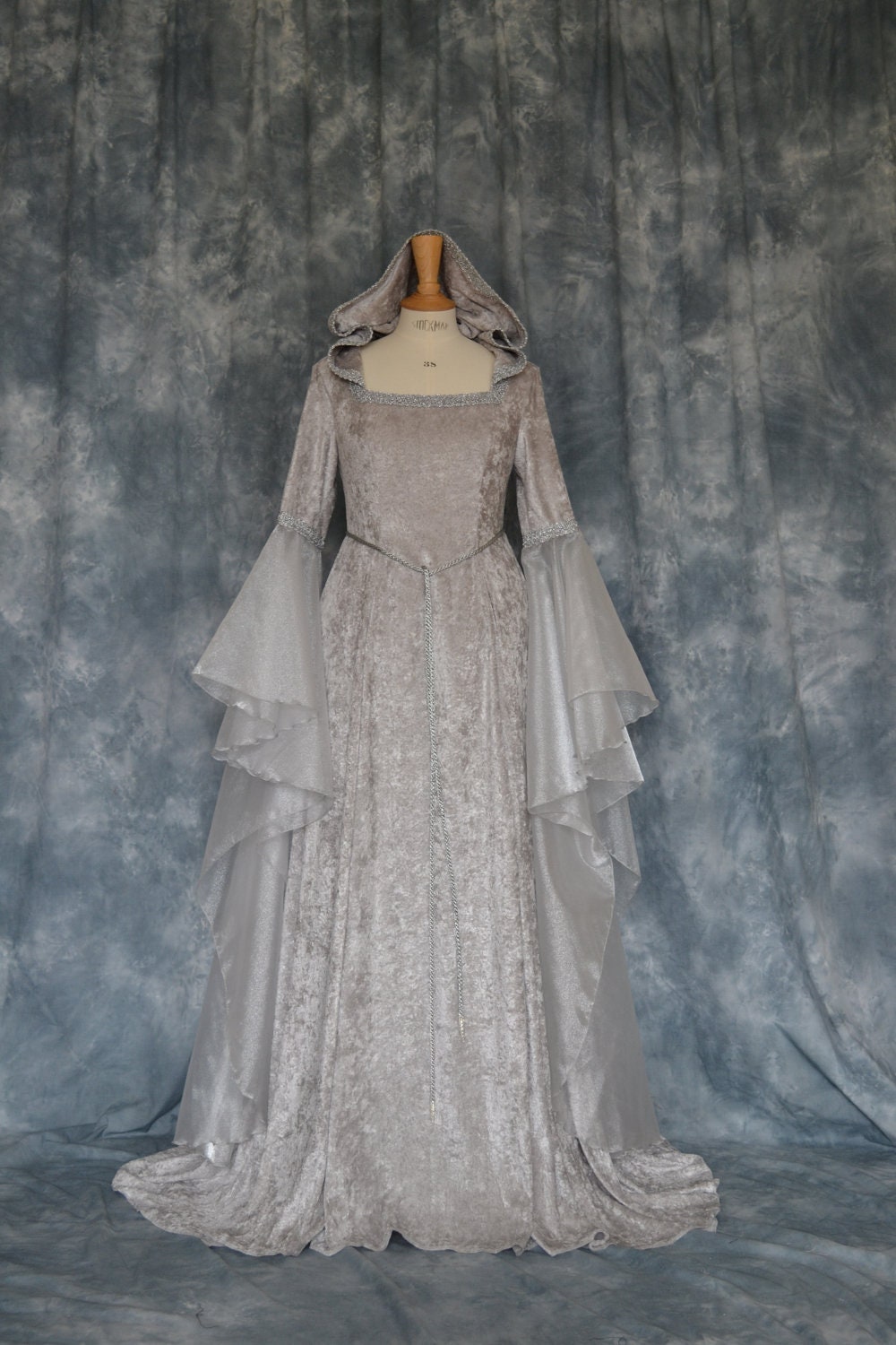 Ceara a Pagan Medieval Elvish Hand Fasting Wedding Dress