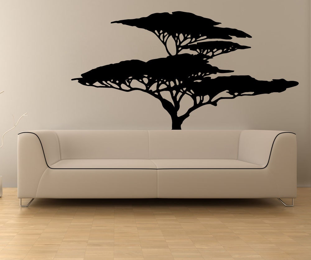 Vinyl Wall Decal Sticker African Tree OSMB554s