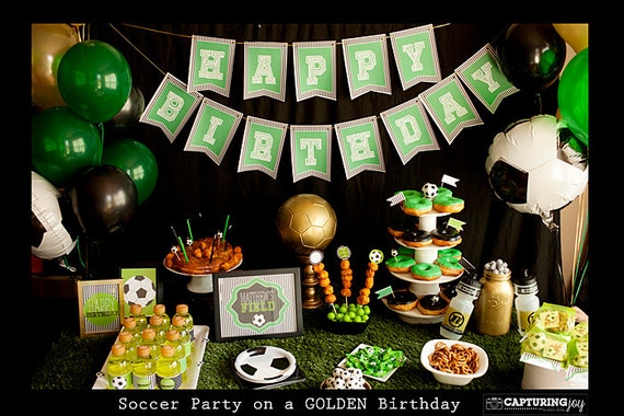 Soccer Party PRINTABLE Full Collection by Love The Day Il_570xn