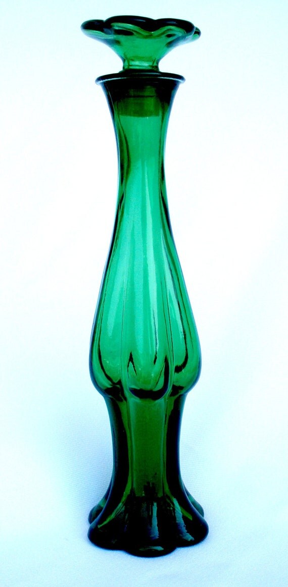 AVON Collectible Emerald Bud Vase 1970's by kgummey on Etsy