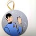 Star Trek Spock Holiday Christmas Ornament