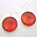 Pluot Plum Earrings - Real Fruit Jewelry