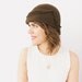 Cloche Hat- Chocolate Brow- Gatsby Inspired- SALE