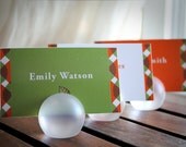 Modern Fall Printable Place Cards Blank INSTANT DOWNLOAD Green Orange Brown Wedding Shower Thanksgiving Leaf Il_170x135