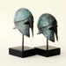 Ancient Greek Bronze Helmet, War Helmet, Bronze Metal Sculpture, Collectible Timeless Art Museum Quality Replica Art Sculpture, Historic Art