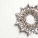 Snowflakes Rhinestone Appliques. Kundan Star Flower Shaped Rhinestone Applique in Golden.Silver.Blue Sale