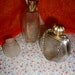 Vintage Glass Perfume Bottles Set of Three L'Aimant, Avon, Unknown All for ONLY 4 USD