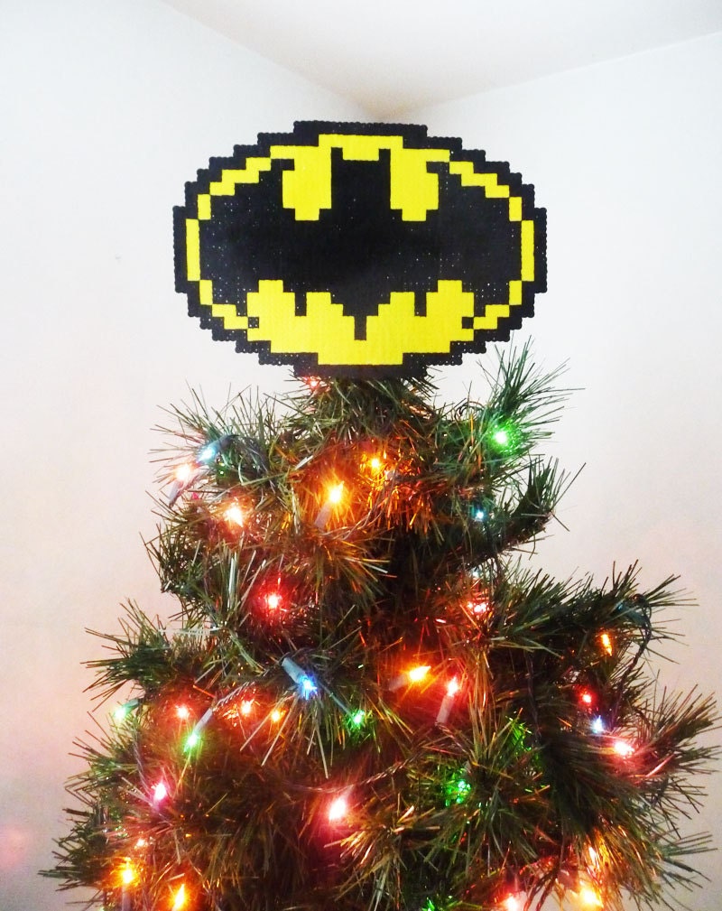 batman perler bead christmas tree topper batman perler bead christmas tree topper