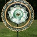 GARDEN stakes and YARD sun catcher with recycled glassware