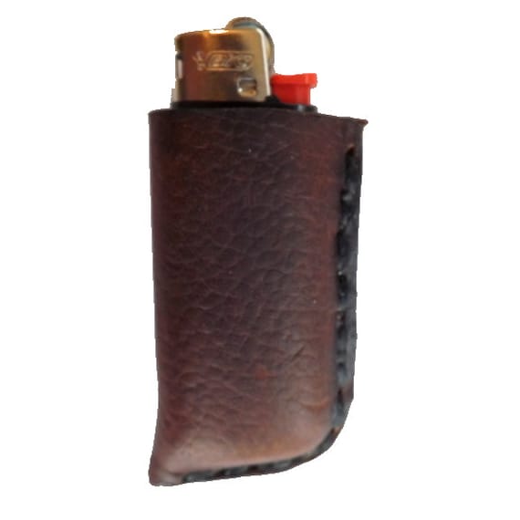 Mini Bic Leather Lighter Case by RavenTribe on Etsy
