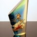 Kitsch Retro 1950s 1960s Vintage Resin Lucite Paperweight Seascene Aquarium shells fish starfish Mid Century Atomic Era green blue