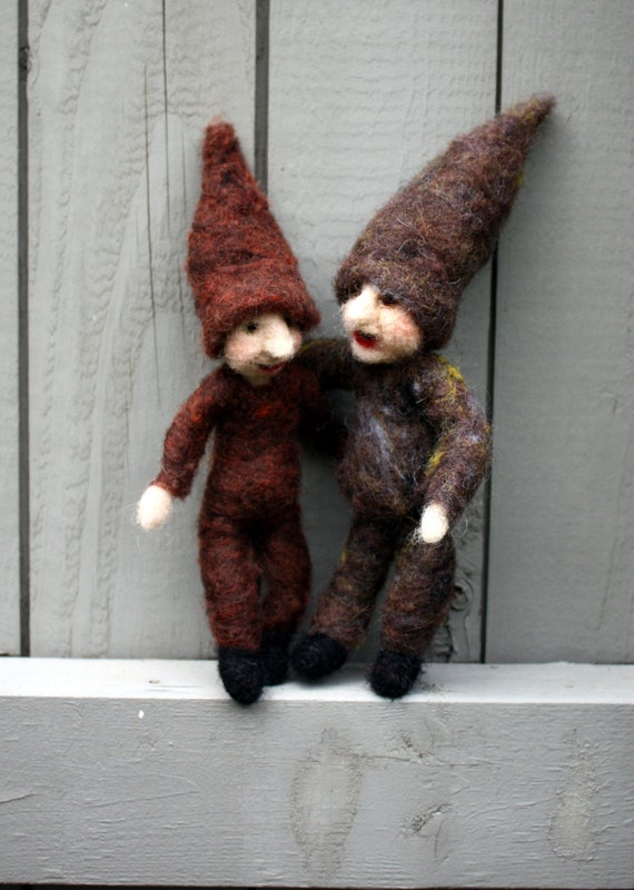 Felt Elf Brownie Fairy by TheFeltedGnomeKnows on Etsy