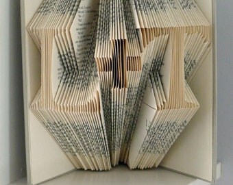 Unique Wedding Decoration - Paper Anniversary - Two initials with "plus" in between - I Love You - Wedding Present - Paper Anniversary
