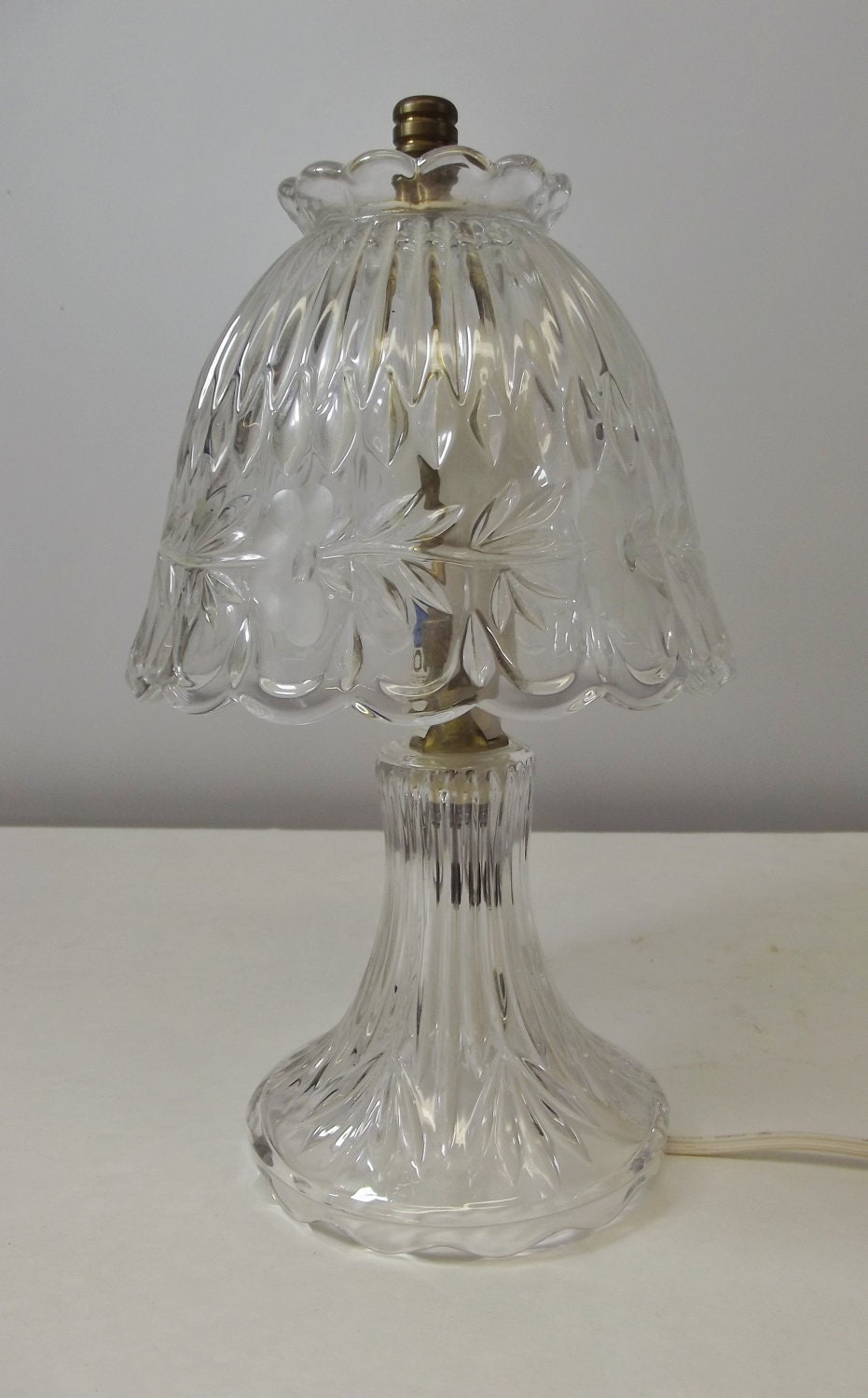 Vintage Princess House Crystal Lamp