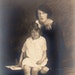 Antique Photographs of Mother and Daughter Ca. 1920s / Sepia Photographs