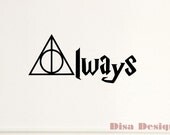 Harry Potter Deathly Hallows Aufkleber - Weißer Auto-Fenster-Decal Für Echte Potterheads