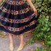 Vintage 1950s Joyce of Chicago Geometric Mod Skirt