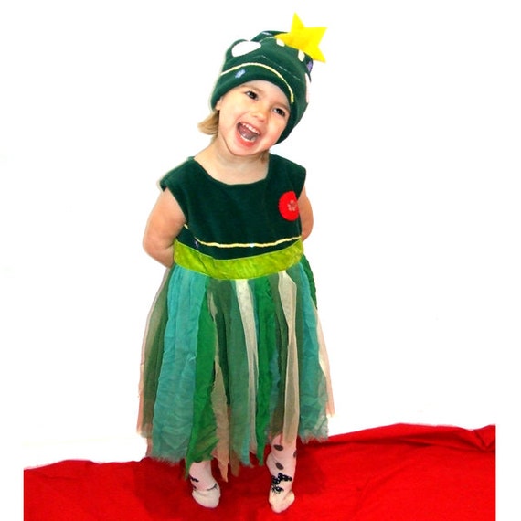 child s christmas tree costume girl baby toddler by guuguuga child s christmas tree costume girl baby toddler by guuguuga