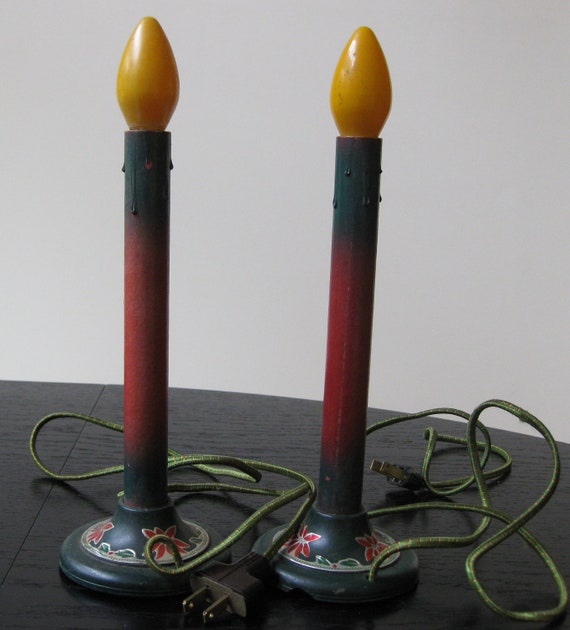 Electric Christmas Candles vintage