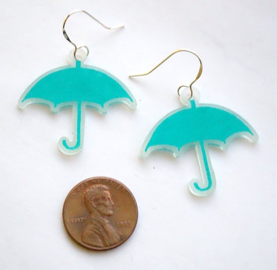 Items similar to Umbrella Earrings on Etsy