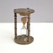 Vintage Brass Egg Timer, Hour Glass Style Timer