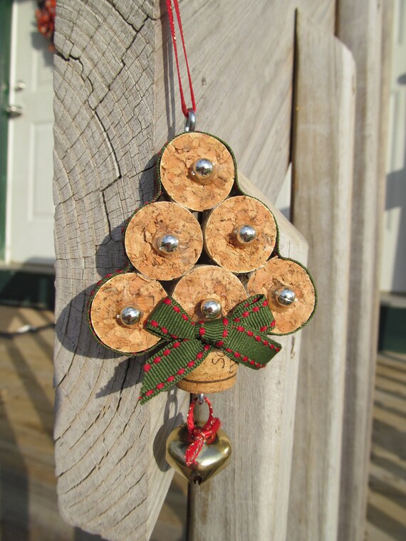 Items Similar To Christmas Tree Wine Cork Ornament On Etsy   Il 570xN.388157775 8pnf 