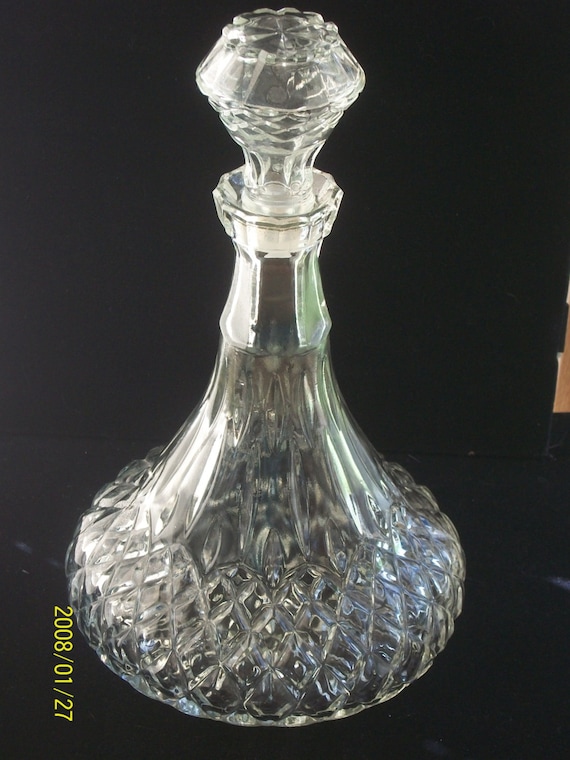 Vintage Crystal Liquor Decanter