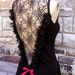 DOLEFUL ANTOINETTE TOP / your size / You Bad Girl handmade fashion / black frills spider web lace decadent emo morticia punk rock halloween