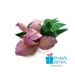 SALE iris corsage, pink iris brooch, pink millinery flower, silk iris