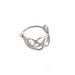 Art Nouveau Silver nose ring 925 Sterling silver - A delicate Silver Nose jewelry - septum - love