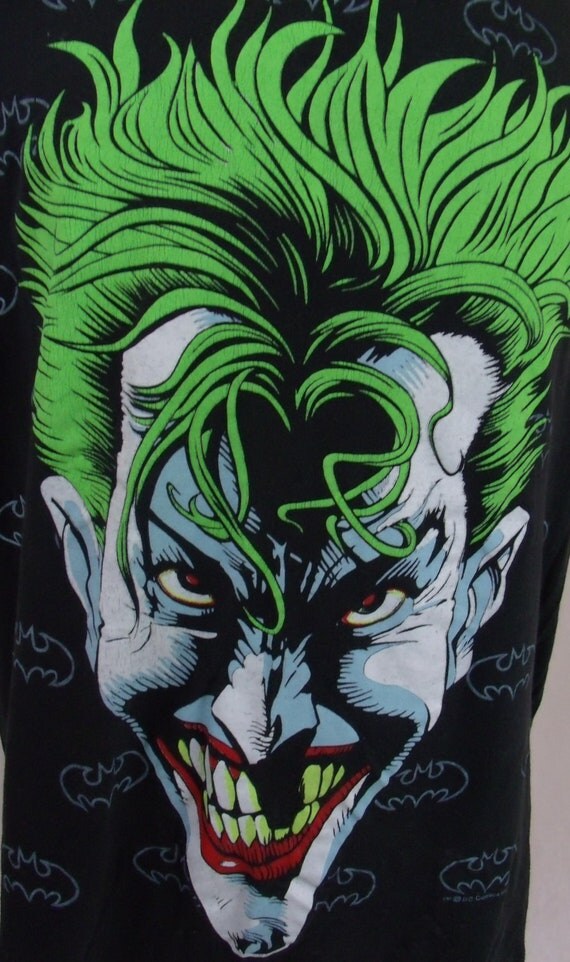 Vintage 80s 1989 Batman Movie The Joker by MuttleyCrueVintage