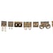 1980s costume jewellery lot, 7 pairs of fancy, formal vintage earrings, never worn