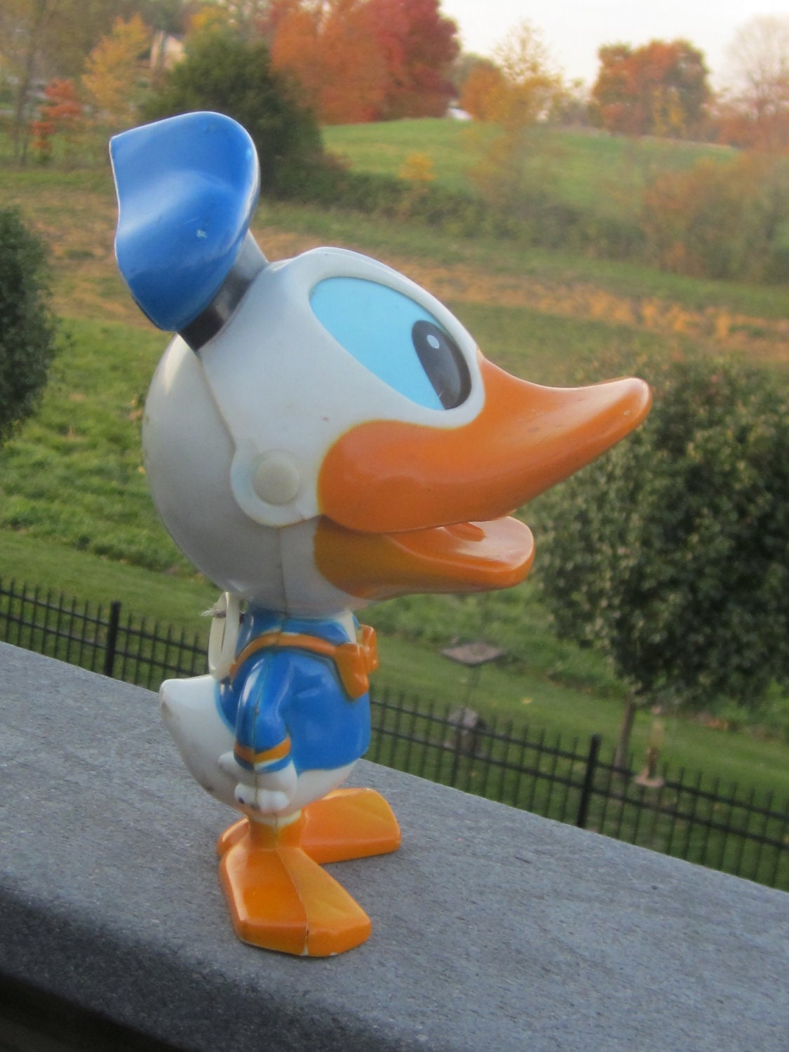 donald duck pull string toy