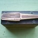 Vintage Letterpress Printers Block Klein Logan Blacksmith Backing Out Punch